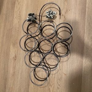 Metallic Wine Holder Decorative